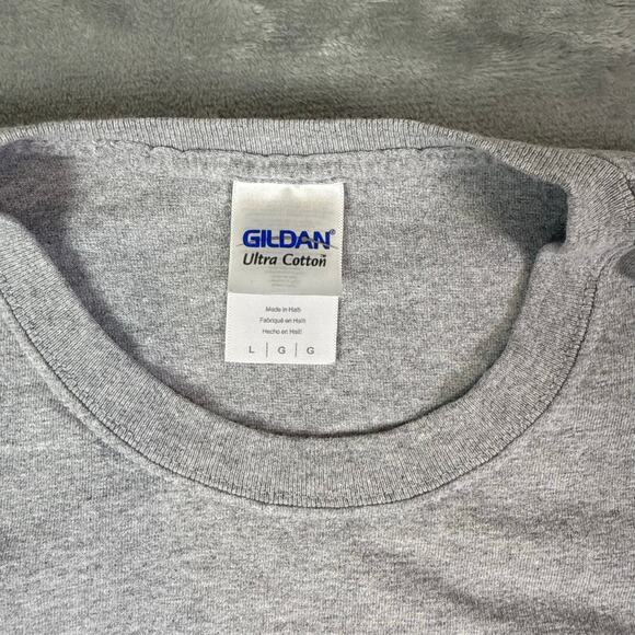 I love beaver Mens Gildan T shirt gray size Large - Picture 4 of 6